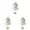 A, variant on 3 Pcs Angel Doll Pendants Christmas Plush Ornaments with Hanging Loops, Soft Plush Angel Decor for Christmas Tree Party Wedding Valentine's Day New Year Birthday Celebration Decorations