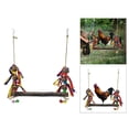 thumbnail image 3 of Columpio De Escalera De Pollo, Pájaros Grandes, Loros, Perca, Pollo, Juguete De Para Gallinas, Gallinero, Juguetes De Escalera Sunnimix Columpio de escaleras para aves de corral de patio trasero, 3 of 8
