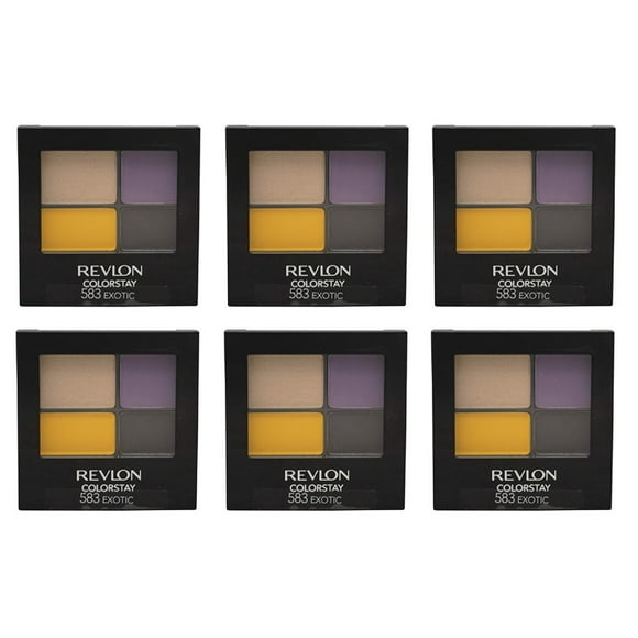 Revlon Colorstay 16 Hr Ombre à Paupières - Exotique (583) - 0.16 oz (Lot de 6)