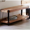 thumbnail image 6 of Ryegate Natural Solid Wood with Metal 48" Bench, Natural, 6 of 7