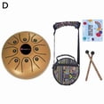 thumbnail image 1 of 5.5inch Mini 8-tone Steel Drum C Key Percussion Instrument Hand Pan H9Z4, 1 of 9