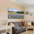 thumbnail image 4 of Oversized Field Flower Paintings, Large Canvas Wall Art for Living Room Bedroom Decor, Abstract Landscape Artwork Nature Floral Farmhouse Pictures Prints for Office Home 40x20", 4 of 4