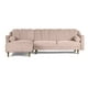 thumbnail image 2 of Sofá Cama Modular Makora Reversible de Velvet Palo de Rosa Modelo Scotch, 2 of 9