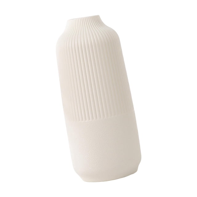Florero moderno florero elegante centros de mesa de escritorio, florero minimalista geométrico, decoración de florero europeo para escritorio, Medio