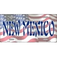 thumbnail image 2 of 212 Main LP-3642 6 x 12 in. New Mexico on U.S. Flag Metal License Plate, 2 of 2