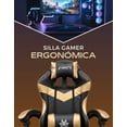 thumbnail image 3 of Silla Gamer Ergonómica NIAN con Reposa Pies altura ajustable Color Amarilla, 3 of 13