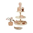 thumbnail image 3 of Milaget Afternoon Tea Set Toy Mini Kitchen Pretend Play Role Play Little Girls Tea Party Ice cream set toy, 3 of 9