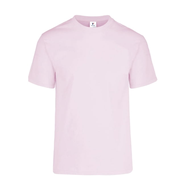 Playera Yazbek Peso Completo Caballero Rosa Pastel Doble Extra Grande