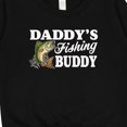 thumbnail image 3 of Inktastic Daddy's Fishing Buddy with White Text Toddler Sweatshirt, 3 of 4