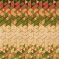 thumbnail image 1 of Ahgly Company Machine Washable Indoor Square Transitional Orange Area Rugs, 6' Square, 1 of 7