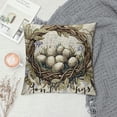 thumbnail image 2 of PHYHOO Throw Pillow Covers Eggs Bunny Peeps Eggs Spring Home Decor for Couch, 2 of 5