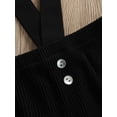 thumbnail image 6 of Liacowi Baby Boys Girls Suspender Shorts Infant Solid Color Ribbed Knitted Bloomers Overalls Summer Clothes, 6 of 9
