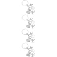 thumbnail image 6 of Raindrops 4pcs Travel Memorial Keychain Airplane World Map Keychain Travel Souvenirs Gift, 6 of 8