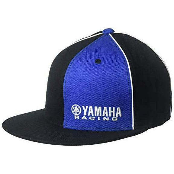 Factory Effex 12-88074 'Yamaha Racing' Flex-Fit Hat (Black/Blue, Small/Medium)