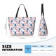 thumbnail image 4 of Disketp American Gnomes Bolsa de Playa de Gran Capacidad, Bolso Impermeable y a Prueba de Arena para Mujer, Ideal para Playa, Piscina y Natación, 4 of 7