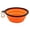 Orange, variant on 350/1000ml Dog Pet Foldable Silicone Bowl Outdoor Travel Collapsible Portable Cat Food Water Container Feeder Dishes