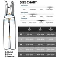 thumbnail image 7 of Little Donkey Andy Womens Insulated Ski Bibs Snow Pants Water Resistant Snowboard Softshell Pants with Suspenders Gray S, 7 of 7