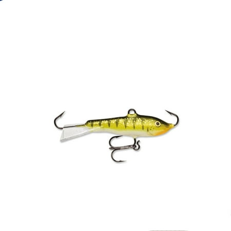 UPC: 0022677177601 | Rapala Jigging Rap 03 Freshwater Fishing Jig 3/16oz Glow Yellow Perch
