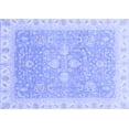 thumbnail image 1 of Ahgly Company Indoor Rectangle Oriental Blue Traditional Area Rugs, 2' x 4', 1 of 4