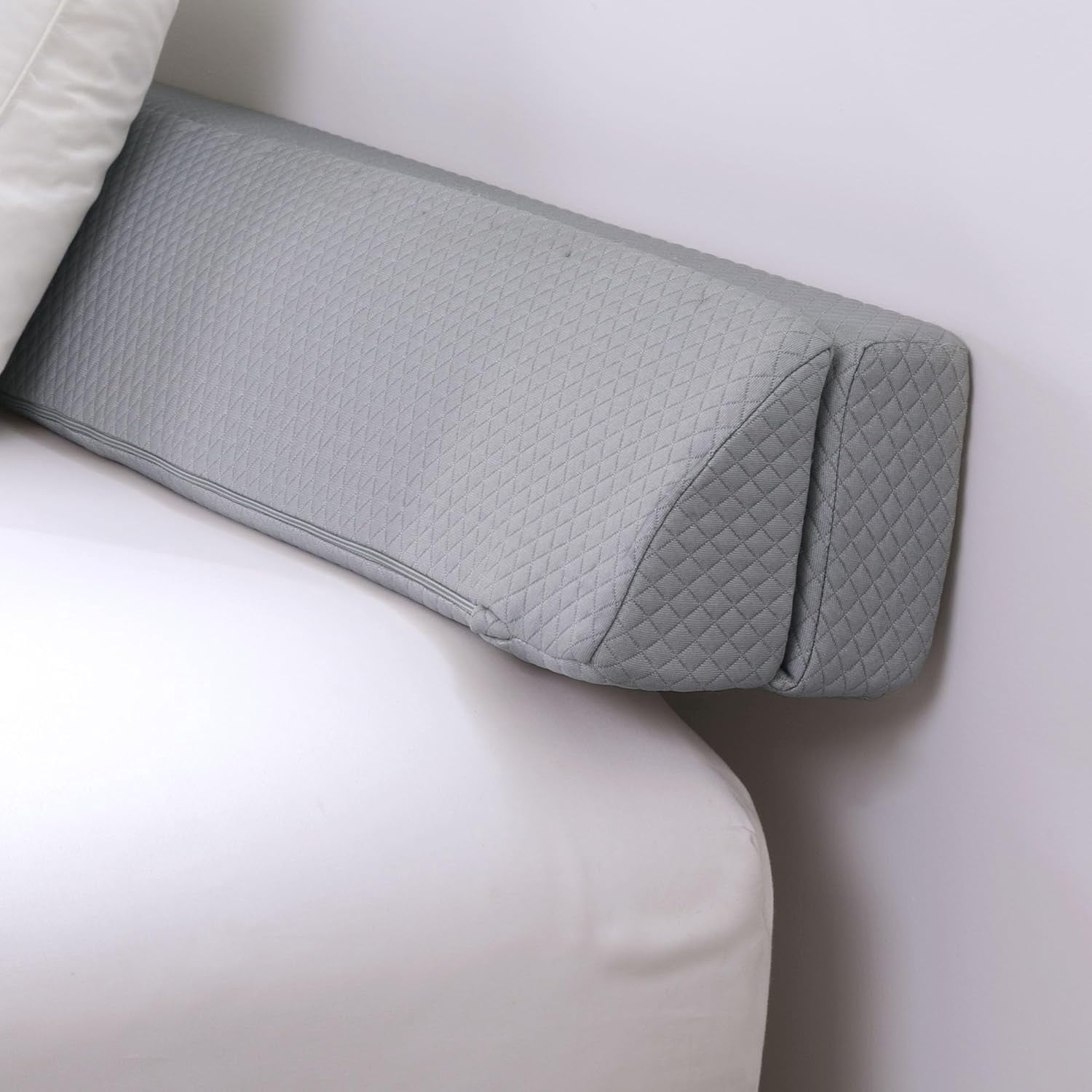 Wedge Pillow Headboard for Bed Gap,Foldable Bed Wedge Gap Filler Queen Size,Matterss Gap Filler,Multi Functional Bed Crack Pillow, Fill The Gap (0-7") Between Your Headboard and Mattress