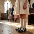 thumbnail image 5 of Girls Mary Jane Dress Shoes, Sparkly Flower Princess Shoes for Wedding & Party, 5 of 6