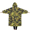 thumbnail image 3 of Wearable Adult Blanket Hoodie - Flannel Blanket Hoodie with Pockets -Sherpa Giant Hoodie Blankets for Women Men, 3 of 3