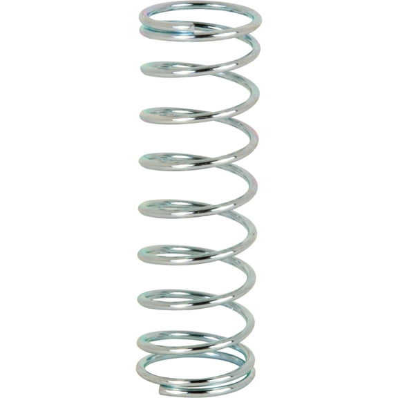 Compression Spring, 1/2 in. x 1-1/2 in. x .041 Wire Diameter, Spring Steel (2-pack)