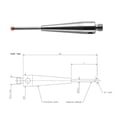 thumbnail image 3 of MYG High Precision CMM Touch Probe Stylus 1mm Ball Tip Tungsten Steel Stem, 3 of 9
