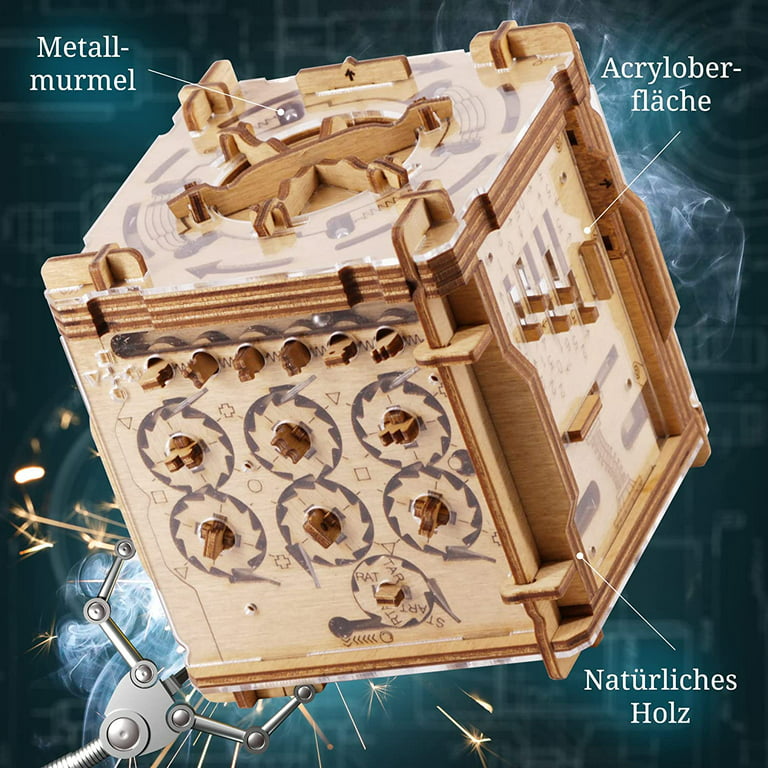 Cluebox Escape Room in a Box - The Trial of Camelot - Escape Game - Puzzle  box - Smart wooden puzzle - Unique puzzle games - Escape Box games adults -  Puzzle box for kids (14+) 