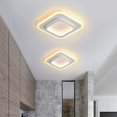 thumbnail image 4 of Lámpara colgante LED de estilo nórdico Estilo nórdico Easy Fashion lámpara colgante para balcón cocina dormitorio pasillo luz blanca cálida y fría 20W (luz cálida), 4 of 5