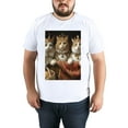 thumbnail image 5 of Summer Oversize CatSweatshirt Soft Large T Shirts For Women Loose Brown, 5 of 5
