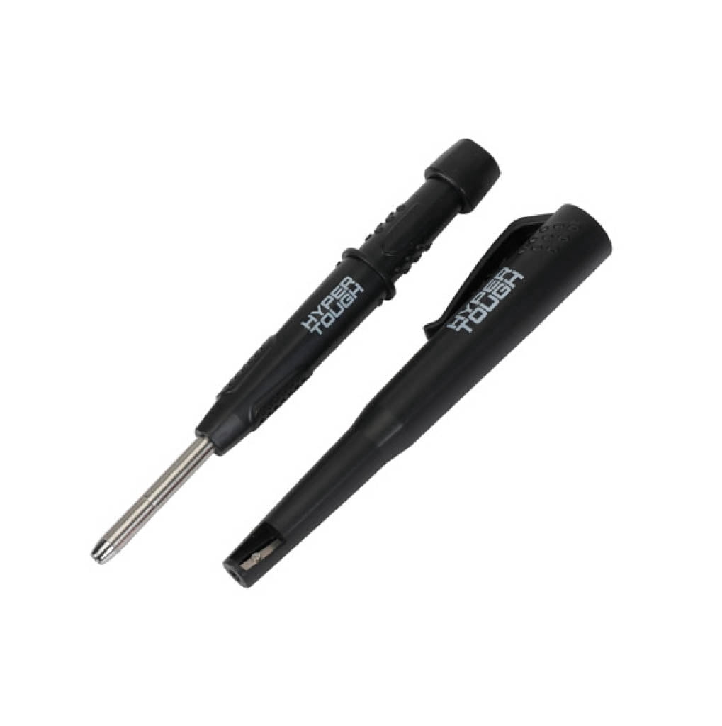 Hyper Tough Mechanical Carpenter Pencil with Pencil Sharpener and Case