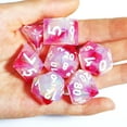 thumbnail image 3 of Mini Planet Sharp Edge Ttrpg Polyhedral Dungeons And Dragons Dnd 7Pcs Mtg Handmade Pathfinder Resin 7Pcs Dice Set, 3 of 5