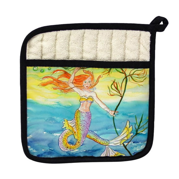Betsy Drake Interiors Betsy's Mermaid Pot Holder