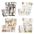 thumbnail image 3 of 400 piezas de papel para álbumes de recortes, suministros de papel para diario, cartulina estampada para álbumes de recortes, papel decorativo para, 3 of 9