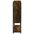 thumbnail image 5 of vidaXL Bathroom Mirror Cabinet Smoked Oak 60x16x60 cm Engineered Wood, 5 of 5
