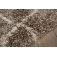 thumbnail image 5 of Nourison Brisbane Trellis Stone 5' x 7' Area Rug, (5x7), 5 of 5
