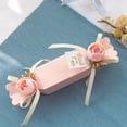 thumbnail image 4 of Ounissouiy Caja de dulces de boda Estilo portátil Favor de fiesta Cajas de regalo Caja de pastel Compromiso Cumpleaños Celebración Ceremonia Type3 NO3, 4 of 6