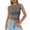 BMN47-Gray, variant on Boat Neck Tank Tops For Women Seamless Shirts Cute Casual Basic Sim Fitted Summer Going Out Crop Tops Red XL