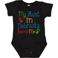 thumbnail image 3 of Inktastic My Aunt in Nebraska Loves Me Boys or Girls Baby Bodysuit, 3 of 5