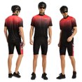 thumbnail image 3 of Men's Summer Short Suits Cycling Set Cycling Jersey with 5D Padded Riding Shorts Quick Dry Breathable Cycling Jersey Set for Outdoor Sport Cycling Biking, 3 of 7