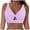Light Purple, variant on zaveiop Bikini Tops for Women Cropped Strapcore Tankini Tops Beach Padded Knot Twist Cut out Adjustable Swimwear Top Only (Green, M)