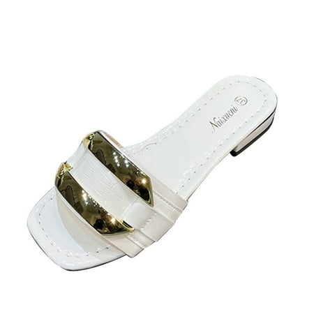 

Knit Slippers for Women Memory Foam Ladies Shoes Summer Slipper Fashion British Style Heel Slipper