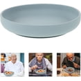thumbnail image 5 of CNIDFGKSH Spillproof Scoop Plate, Silicone Self Scoop Bowl with Suction Base Adaptive Feeding Dinnerware Unbreakable Scooper Bowl for Elderly Disabled Sky-blueA15059, 5 of 8