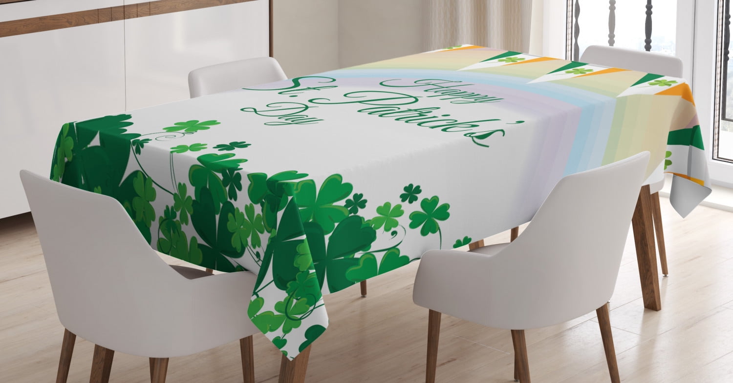 st patricks day table cloths