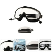 HEALEEP 1 Set UV Protection Waterproof Anti-fog Childrens Goggles In Black PC Silicone 5.8x2.6in