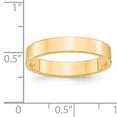 thumbnail image 7 of 14K Yellow Gold 4mm Light Weight Flat Band Ring Size 10.5, 7 of 7