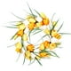 thumbnail image 5 of Guirnalda falsa Tulipán Colgador de puerta Decoración de flores de imitación Artificial para pared de banquete de boda, Amarillo claro, 30 CM Scienceny HA9035-05B, 5 of 6