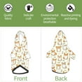 thumbnail image 5 of JUNZAN Dog Hoodie Puppy Sweater Sweatshirt,Cold Weather Coat Pet Clothes for Dog Cat-Cartoon Corgi, 5 of 7