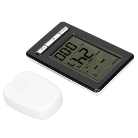 

Clock Display Thermometer Indoor Outdoor Thermometer Low Power Consumption For Measure Temperature